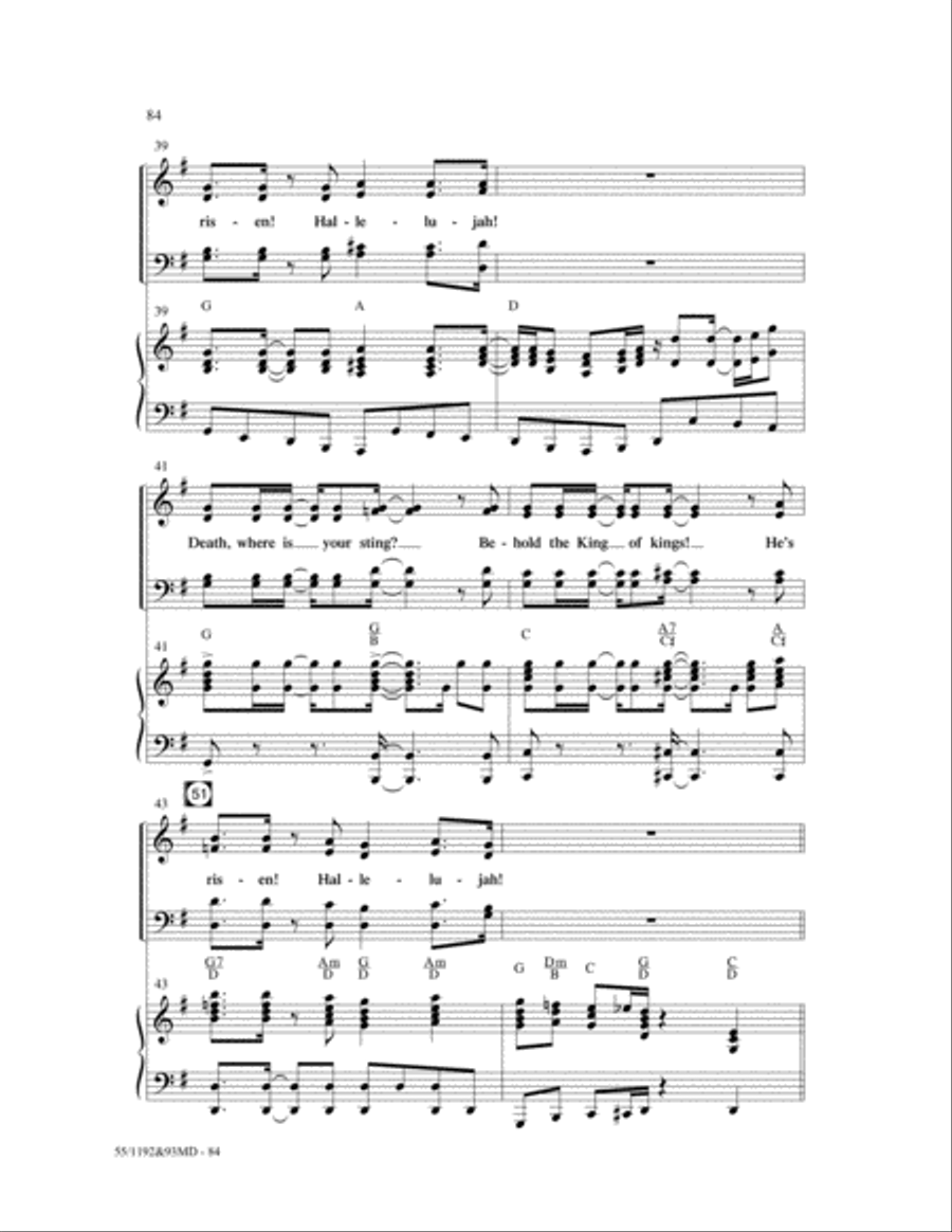 The Lamb The Lamb 4-Part scores gallery preview page 55