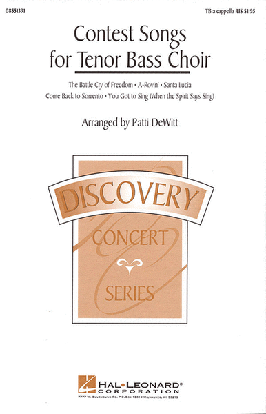 Contest Songs for Tenor Bass Choir (Collection)