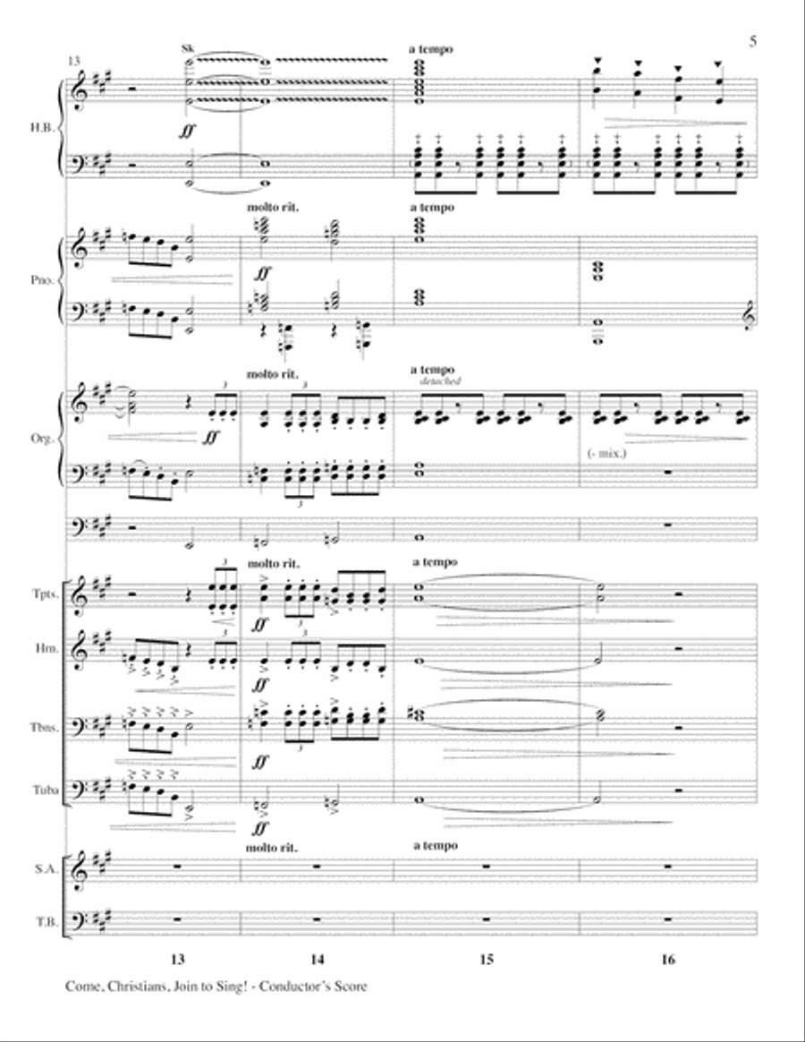 Come Christians, Join to Sing 4-Part scores gallery preview page 5