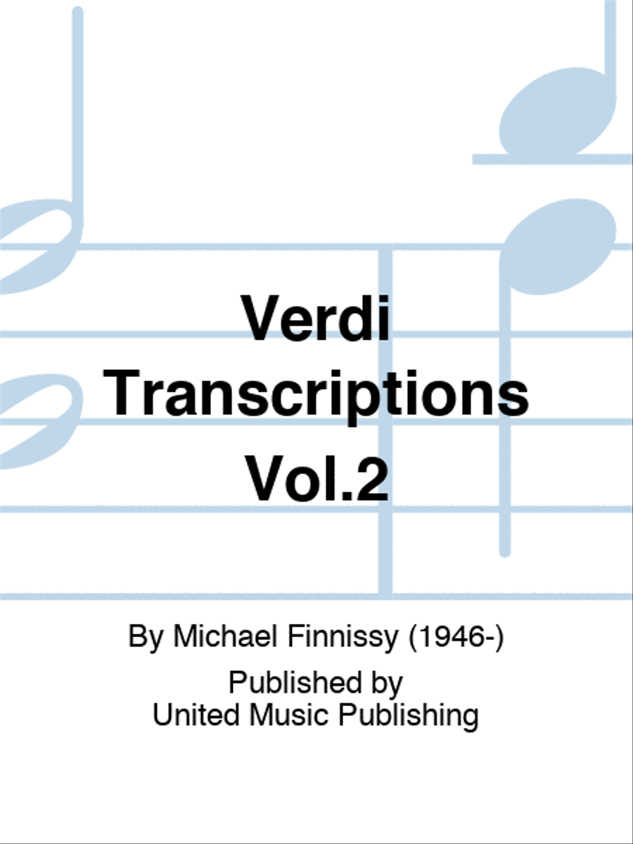 Verdi Transcriptions Vol.2 Piano Solo scores gallery preview page 1