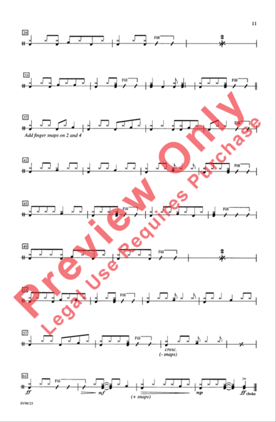 Wade in the Water 4-Part scores gallery preview page 10