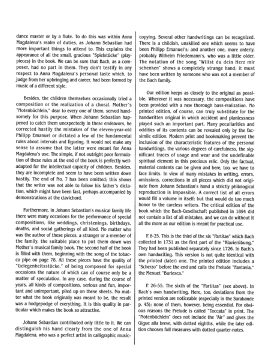The Notebook for Anna Magdalena Bach Piano Solo scores gallery preview page 5