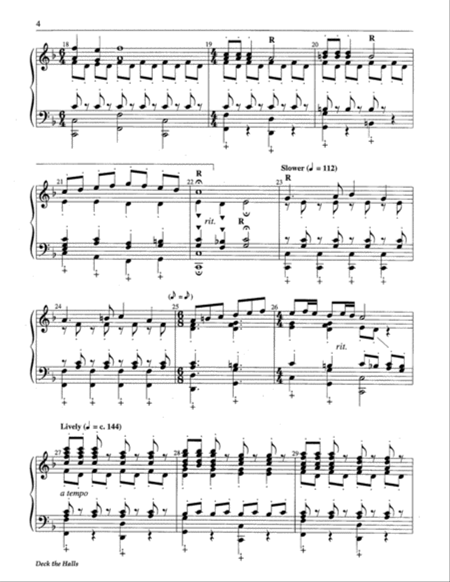 Deck the Halls 5-Octaves scores gallery preview page 10