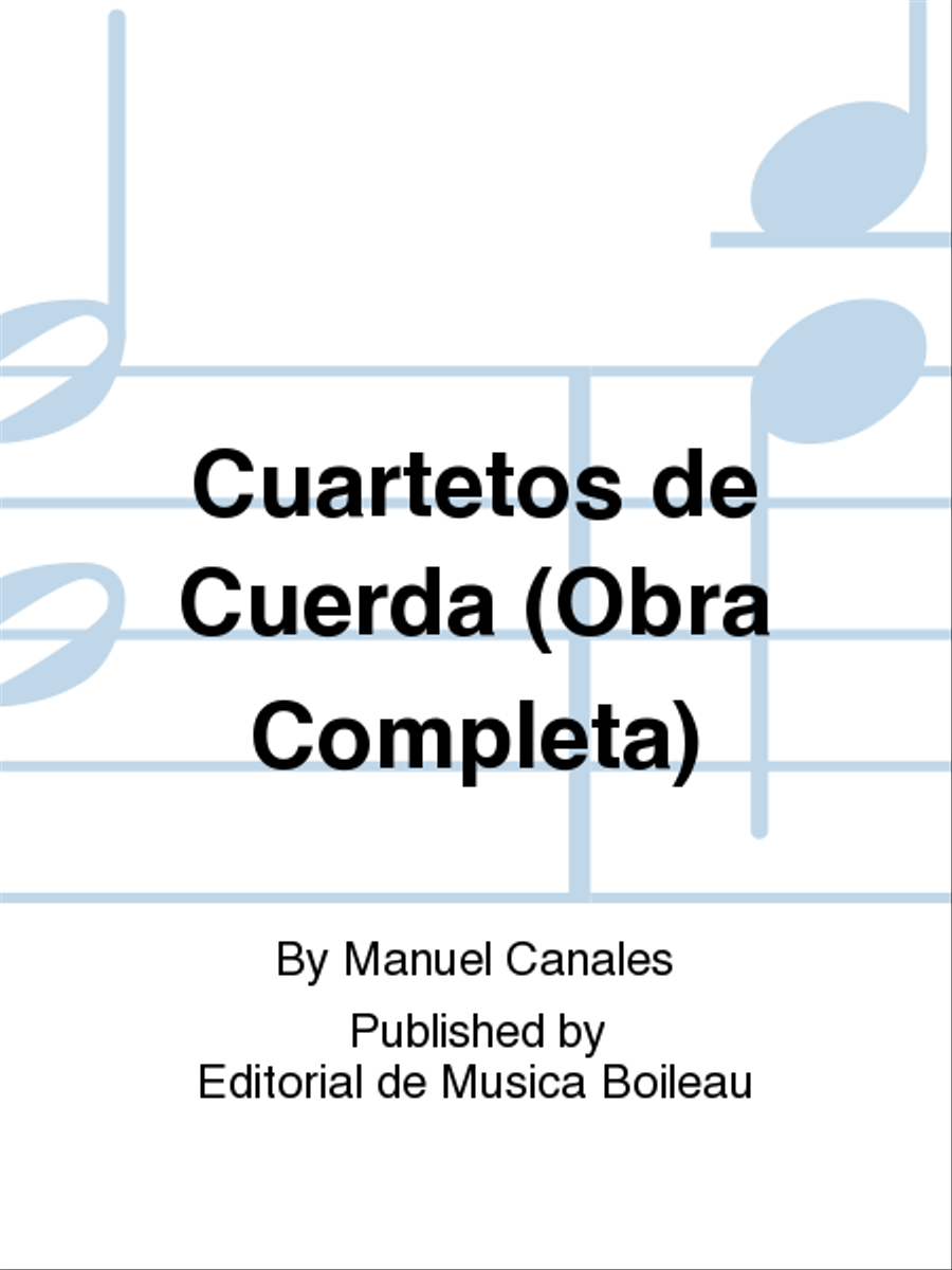 Cuartetos de Cuerda (Obra Completa) School and Community scores gallery preview page 1
