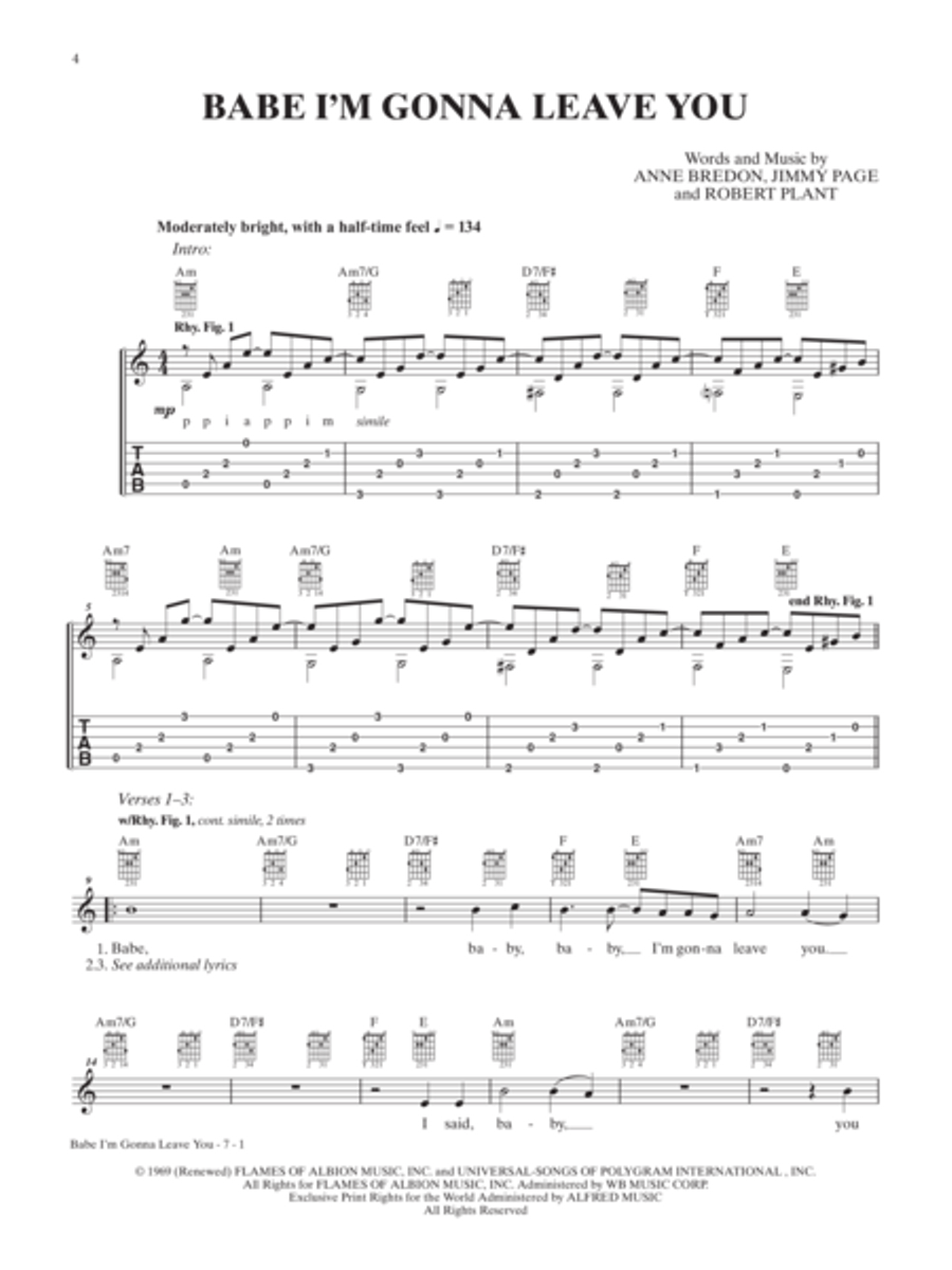 Classic Acoustic Guitar Play-Along Acoustic Guitar scores gallery preview page 4