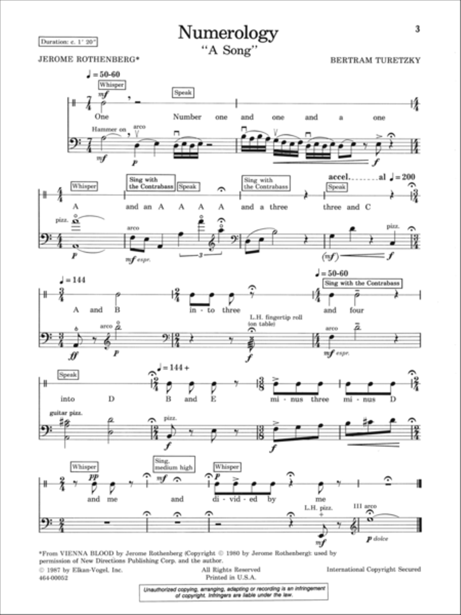 Poems, Portraits, Ballades, And Blues Chamber Music scores gallery preview page 2