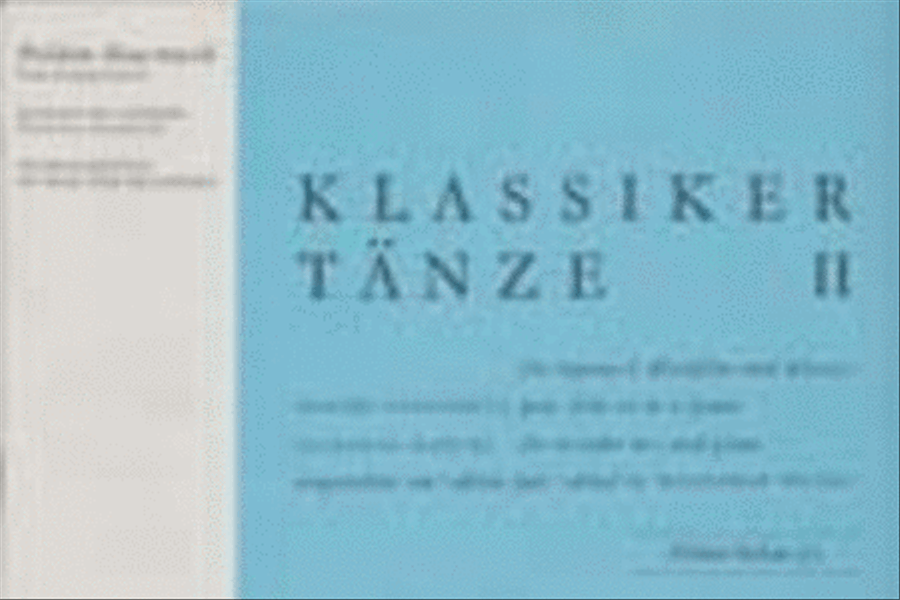 Klassiker Tanze Vol 2 Soprano Recorder scores gallery preview page 1