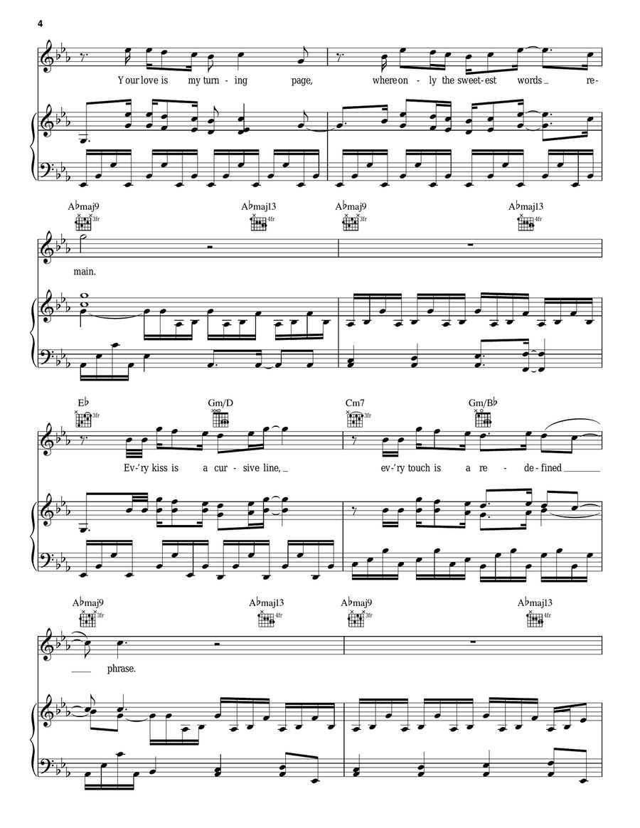 Turning Page Acoustic Guitar scores gallery preview page 4