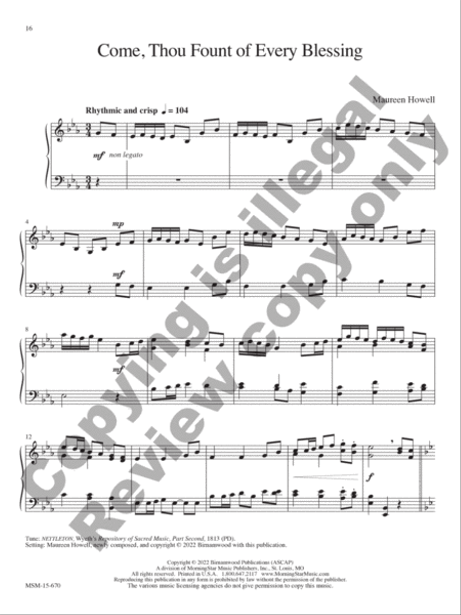 I Sing the Mighty Power of God Piano Solo scores gallery preview page 8