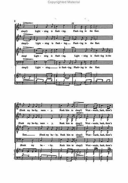 Lullaby for SATB Choir