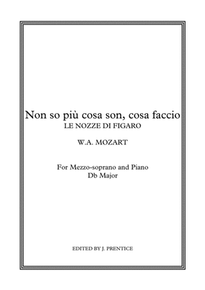 Book cover for Non so più cosa son, cosa faccio - Le nozze di Figaro (Db Major)