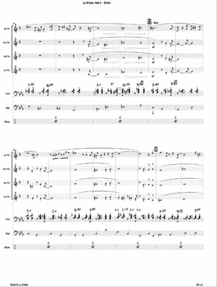 La Sirena La Sirena Small Ensemble scores gallery preview page 3