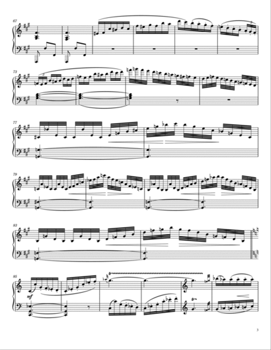 Schubert - Piano Sonata No.20 in A major, D.959 - II.Andantino - Original For Piano Solo Piano Solo scores gallery preview page 3