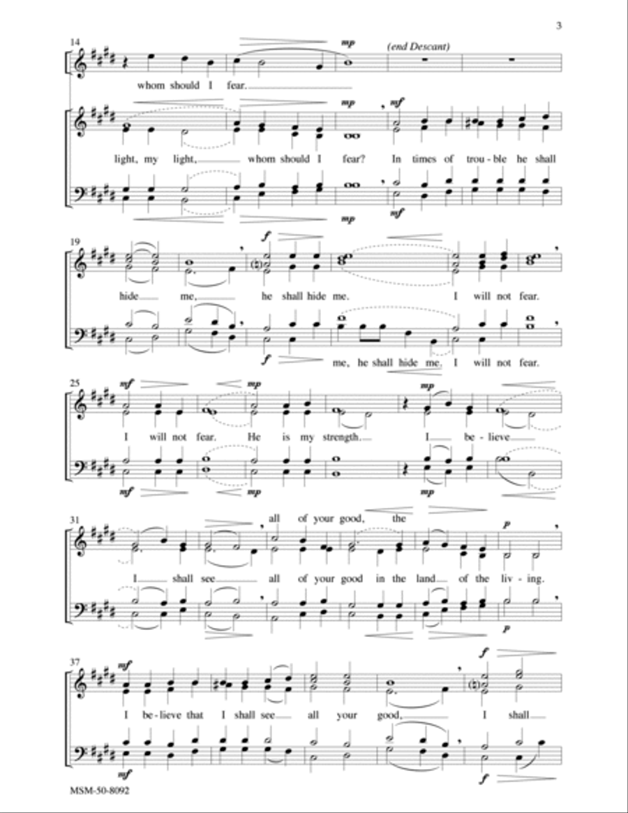 I Shall See 4-Part scores gallery preview page 2