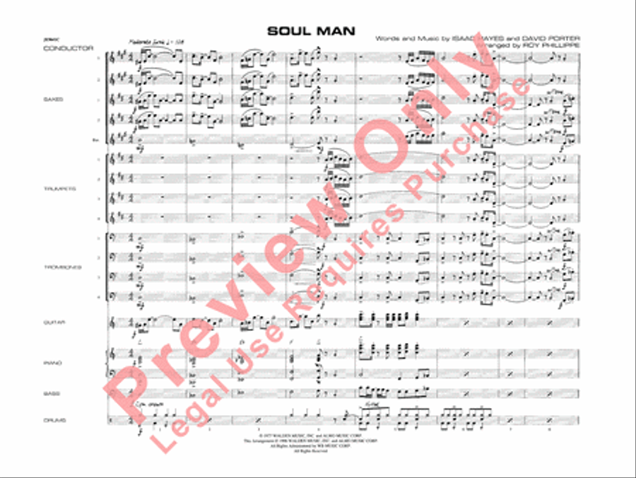 Soul Man Soul Man Jazz Ensemble scores gallery preview page 4