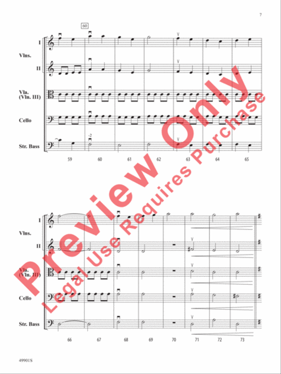 Prelude to Christmas Prelude to Christmas String Orchestra scores gallery preview page 8