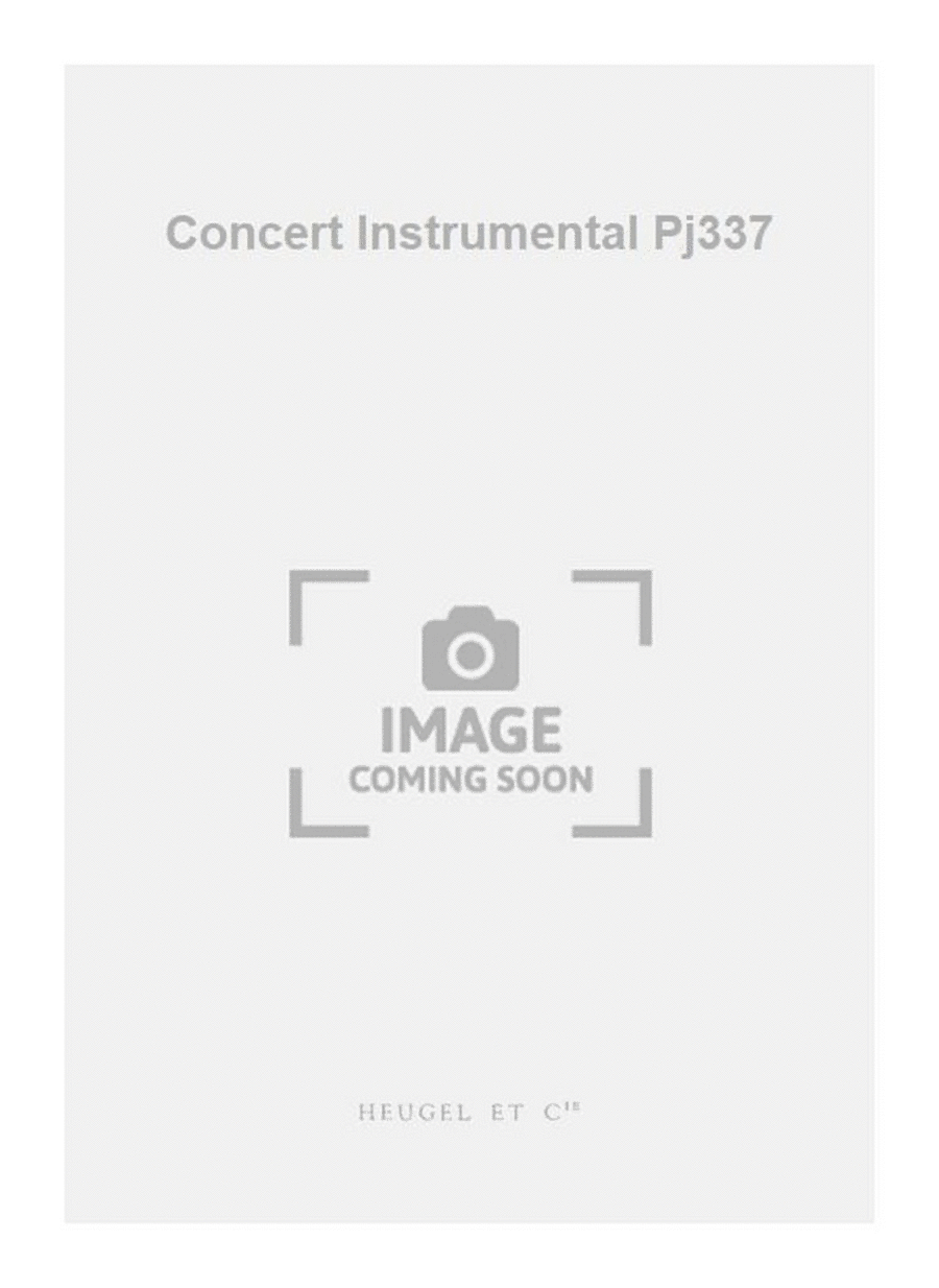 Concert Instrumental Pj337 Score scores gallery preview page 1