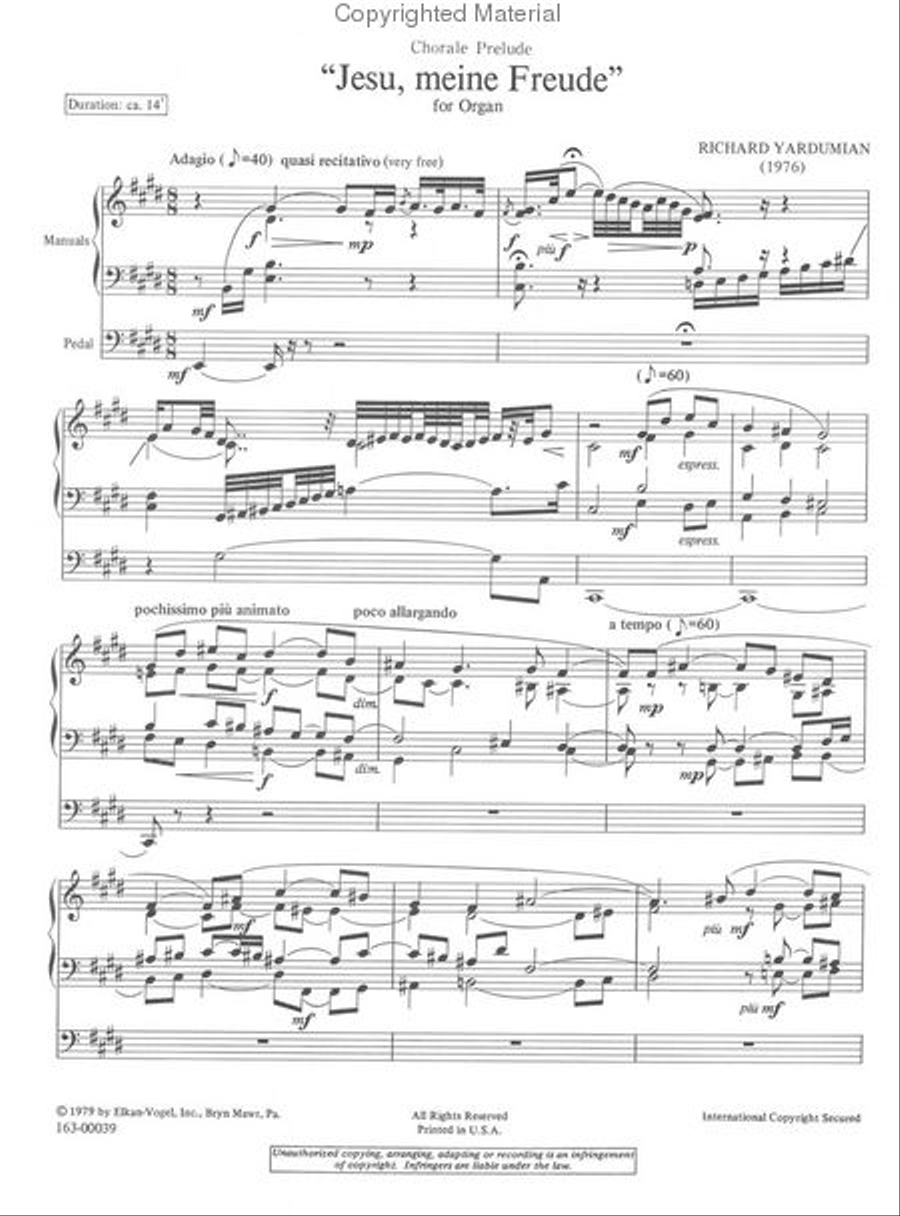 Jesu, meine Freude Chamber Music scores gallery preview page 2