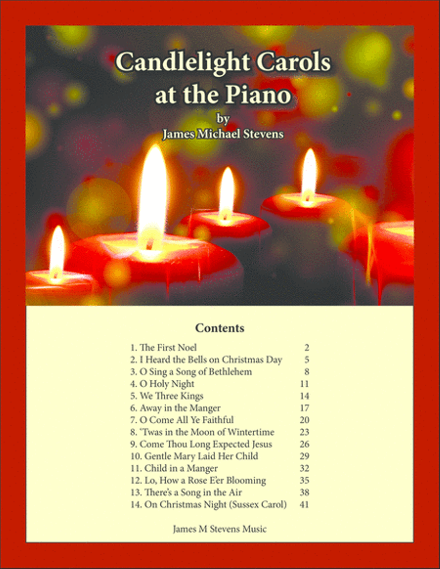Candlelight Carols at the Piano Piano Solo scores gallery preview page 3