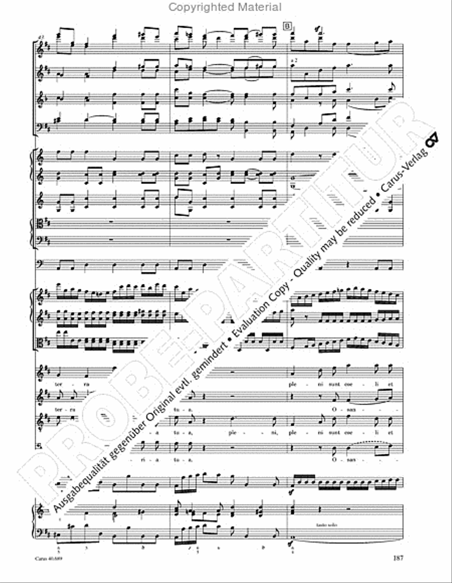 Missa solemnis Missa solemnis 4-Part scores gallery preview page 203