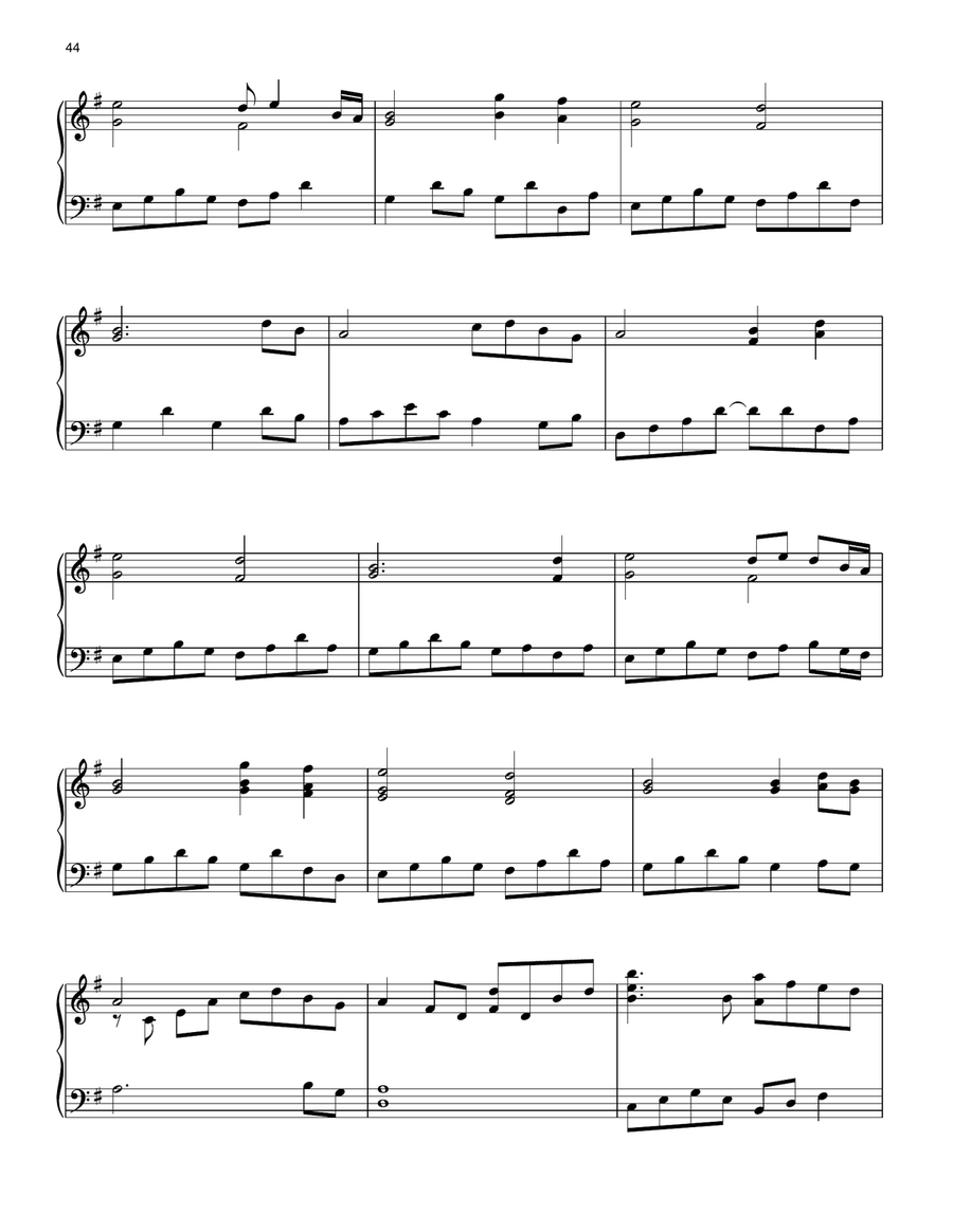 Nightingale Piano Solo scores gallery preview page 2
