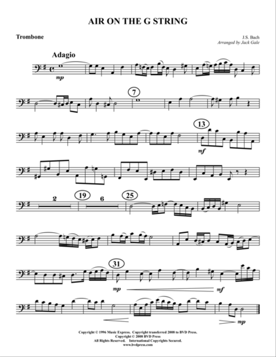 Ceremonial Music for Brass Quintet Brass Quintet scores gallery preview page 1