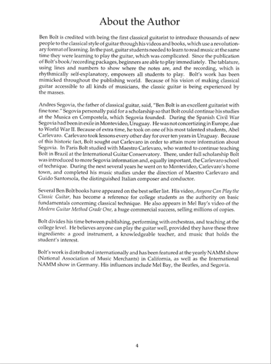 Tarrega in Tablature Acoustic Guitar scores gallery preview page 6
