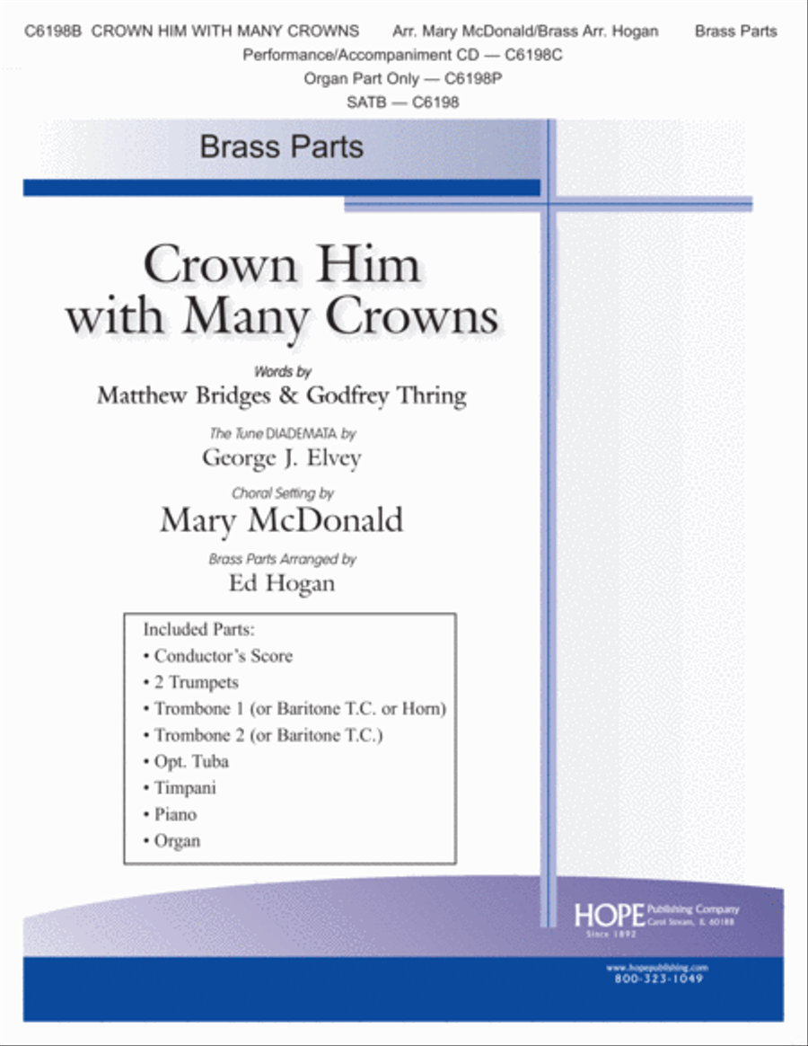 Crown Him With Many Crowns Choir scores gallery preview page 1
