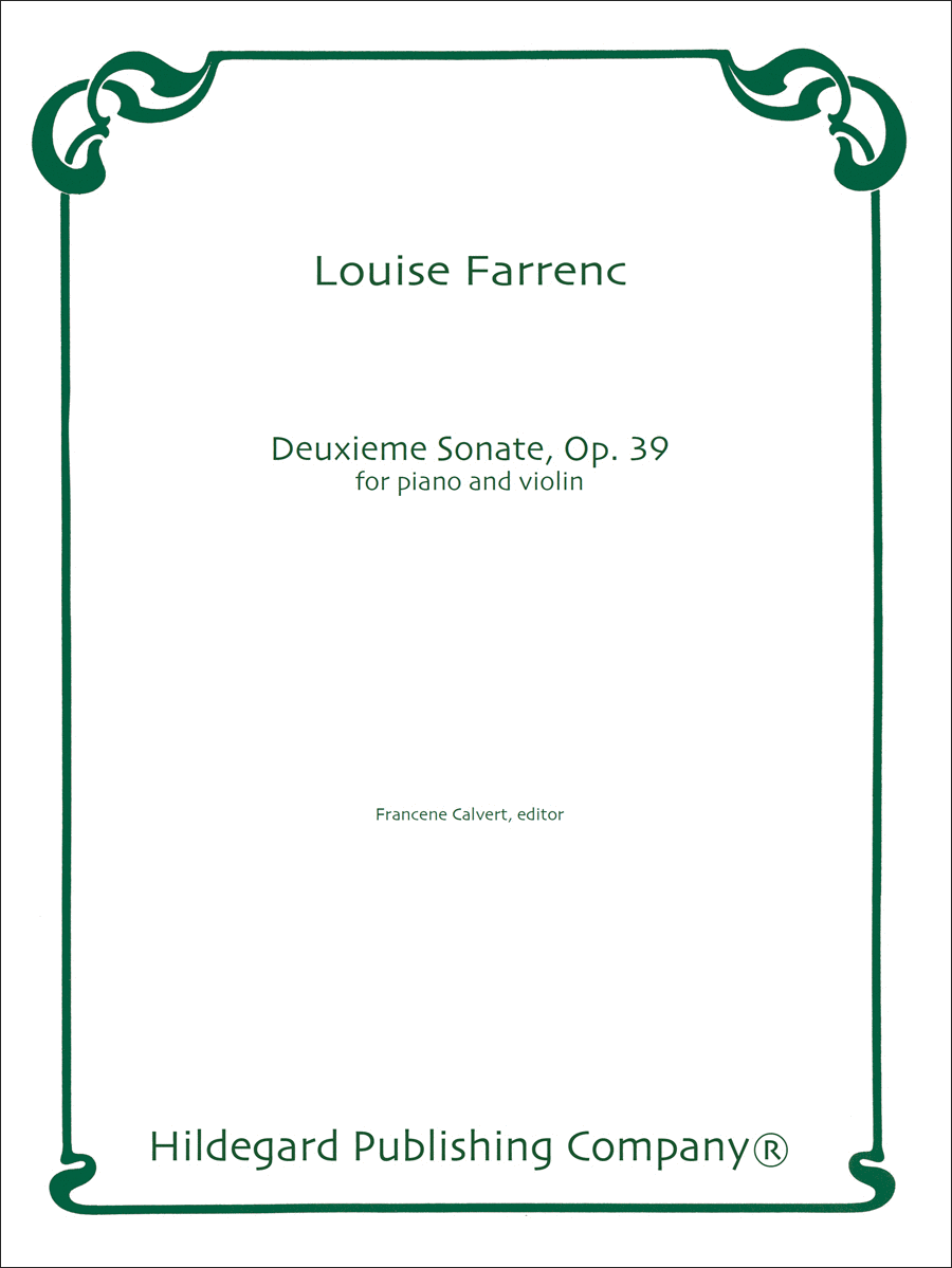 Deuxième Sonate for Piano and Violin Chamber Music scores gallery preview page 1