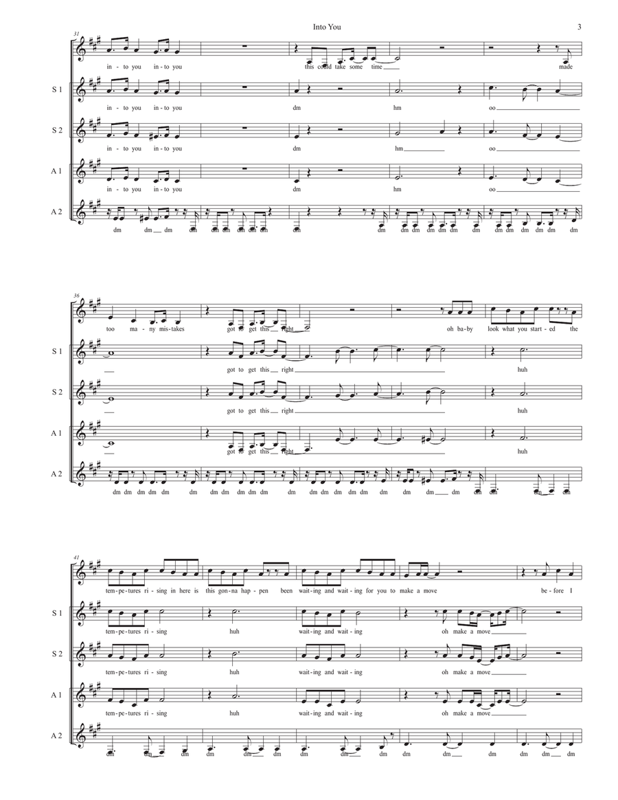 Into You Into You SSAA scores gallery preview page 3