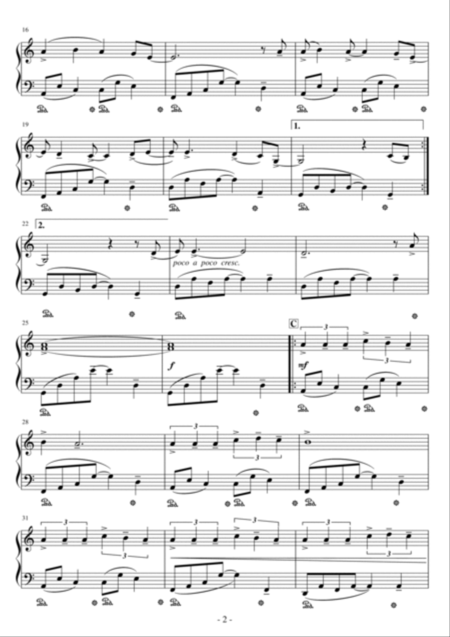 Can't Catch Me Now Can't Catch Me Now Easy Piano scores gallery preview page 2