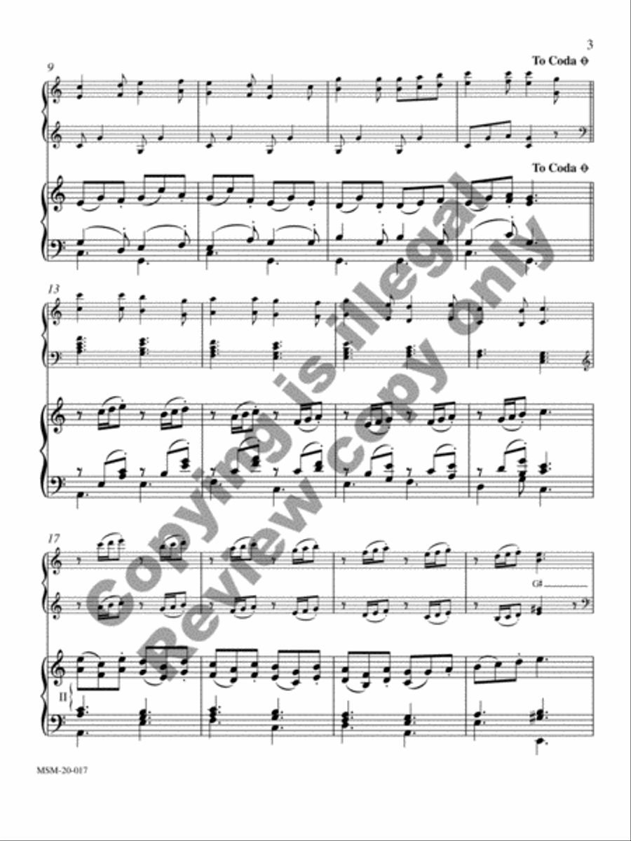 Three Advent Pieces for Harp and Organ Harp scores gallery preview page 4