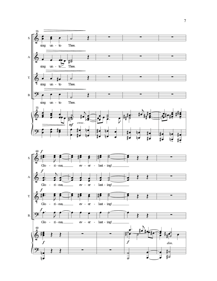 Glorious Everlasting SSAATTBB - Digital Sheet Music page 6