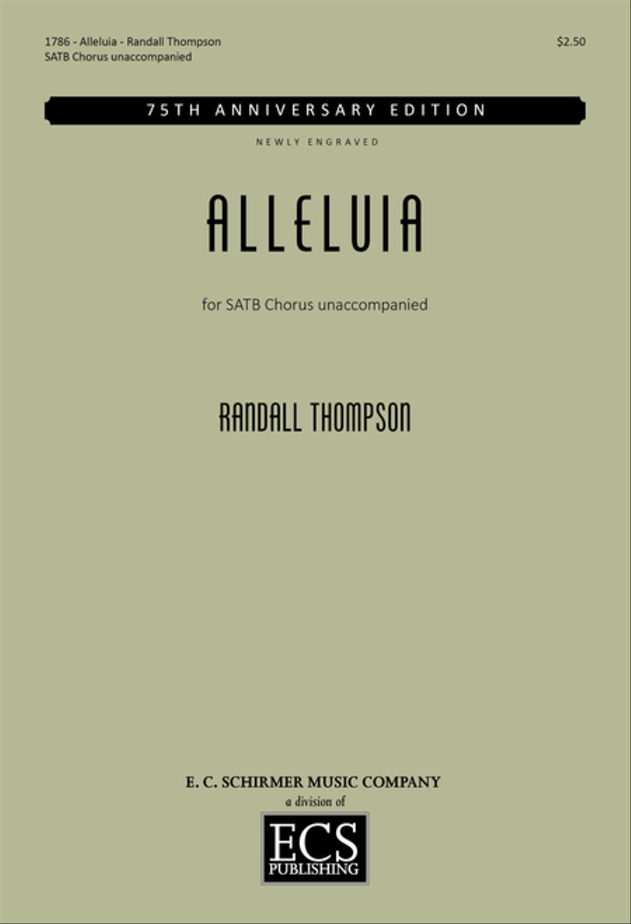 Alleluia 4-Part scores gallery preview page 1
