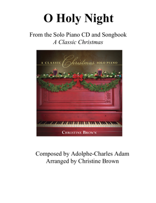 Book cover for O' Holy Night (with Moonlight Sonata)