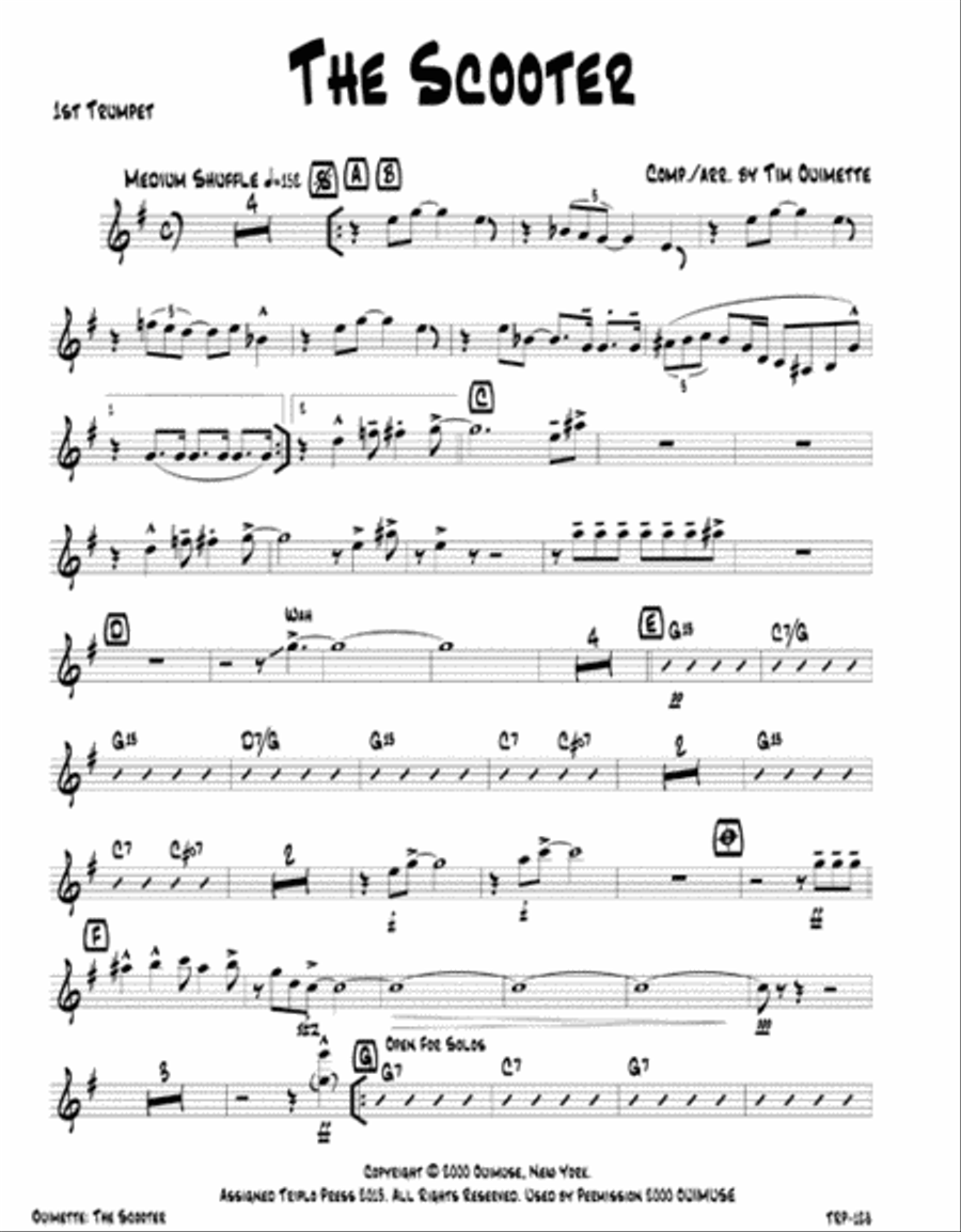 The Scooter The Scooter Small Ensemble scores gallery preview page 5