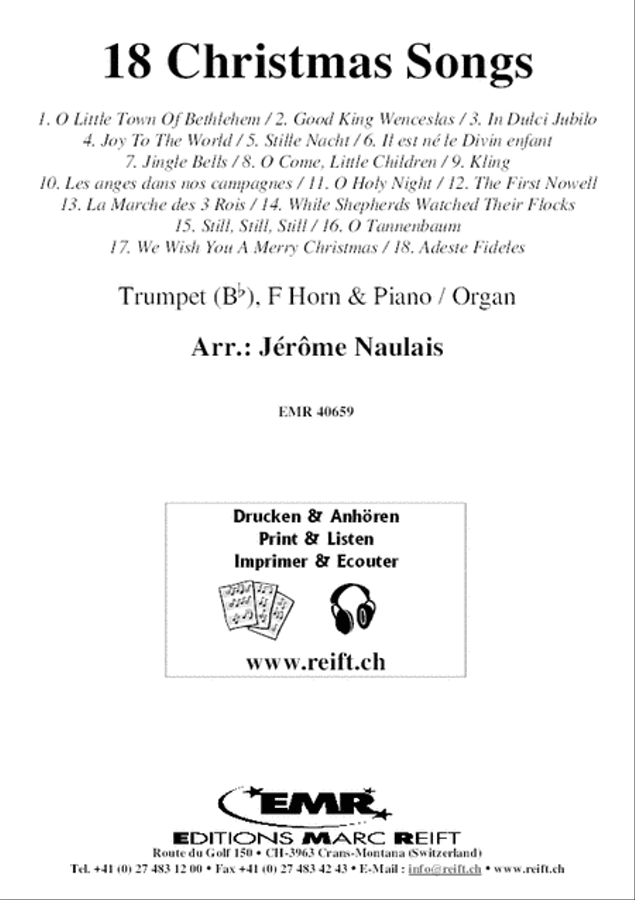 18 Christmas Songs 18 Christmas Songs Brass Ensemble scores gallery preview page 2