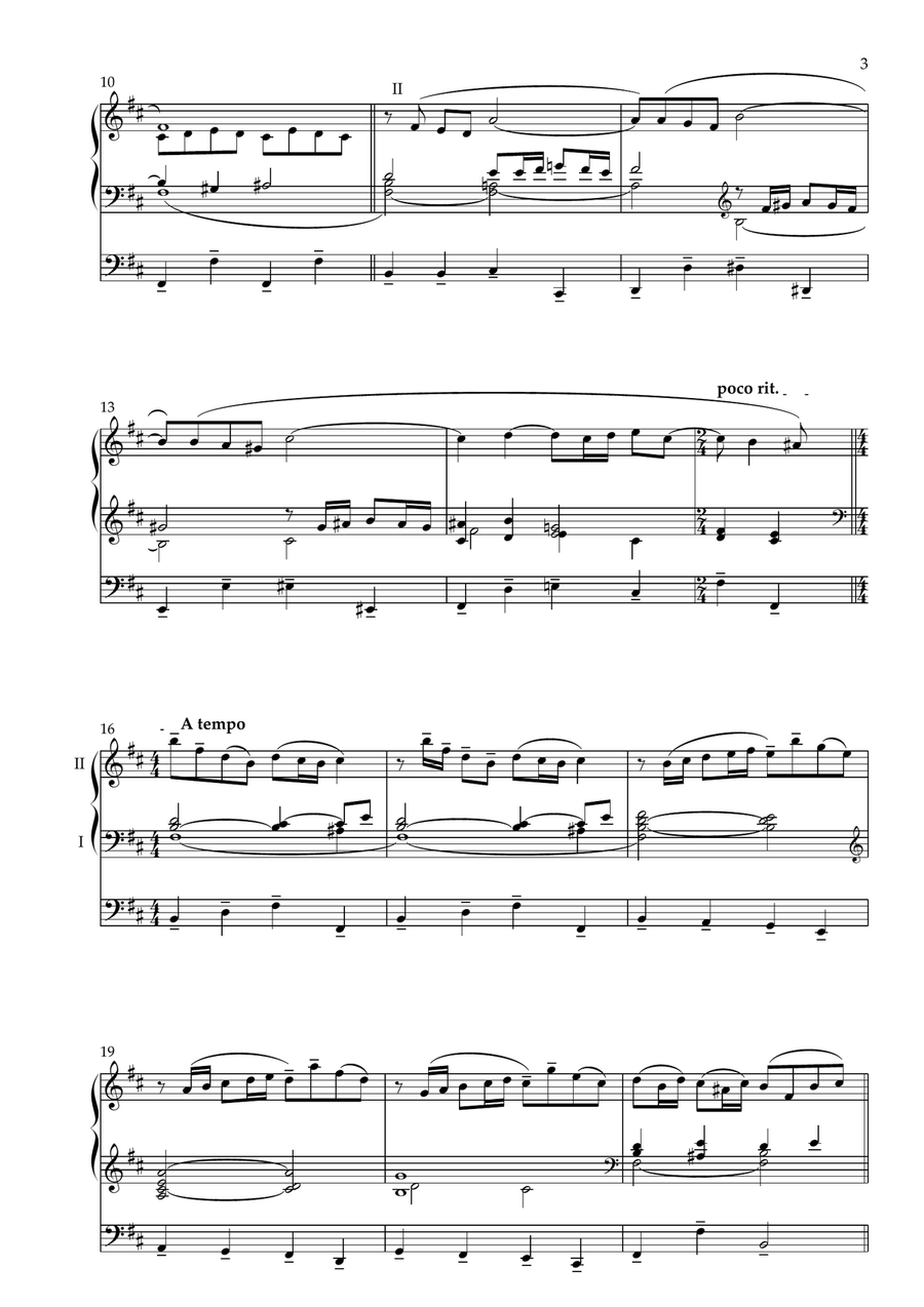 Aria Psalm 16 Organ Solo scores gallery preview page 3