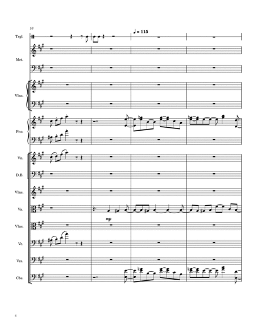 Mii Channel Theme Mii Channel Theme Large Ensemble scores gallery preview page 4