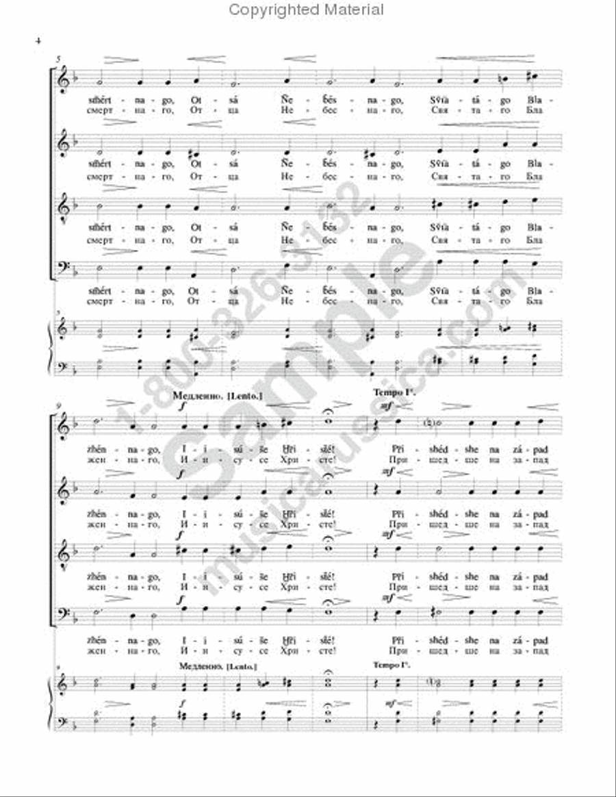 Heavenly Light Heavenly Light 4-Part scores gallery preview page 3