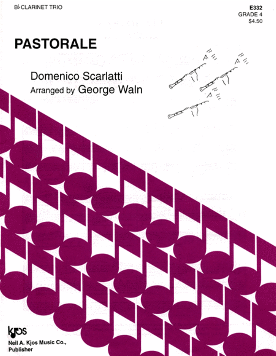 Pastorale Pastorale Clarinet Solo scores gallery preview page 1