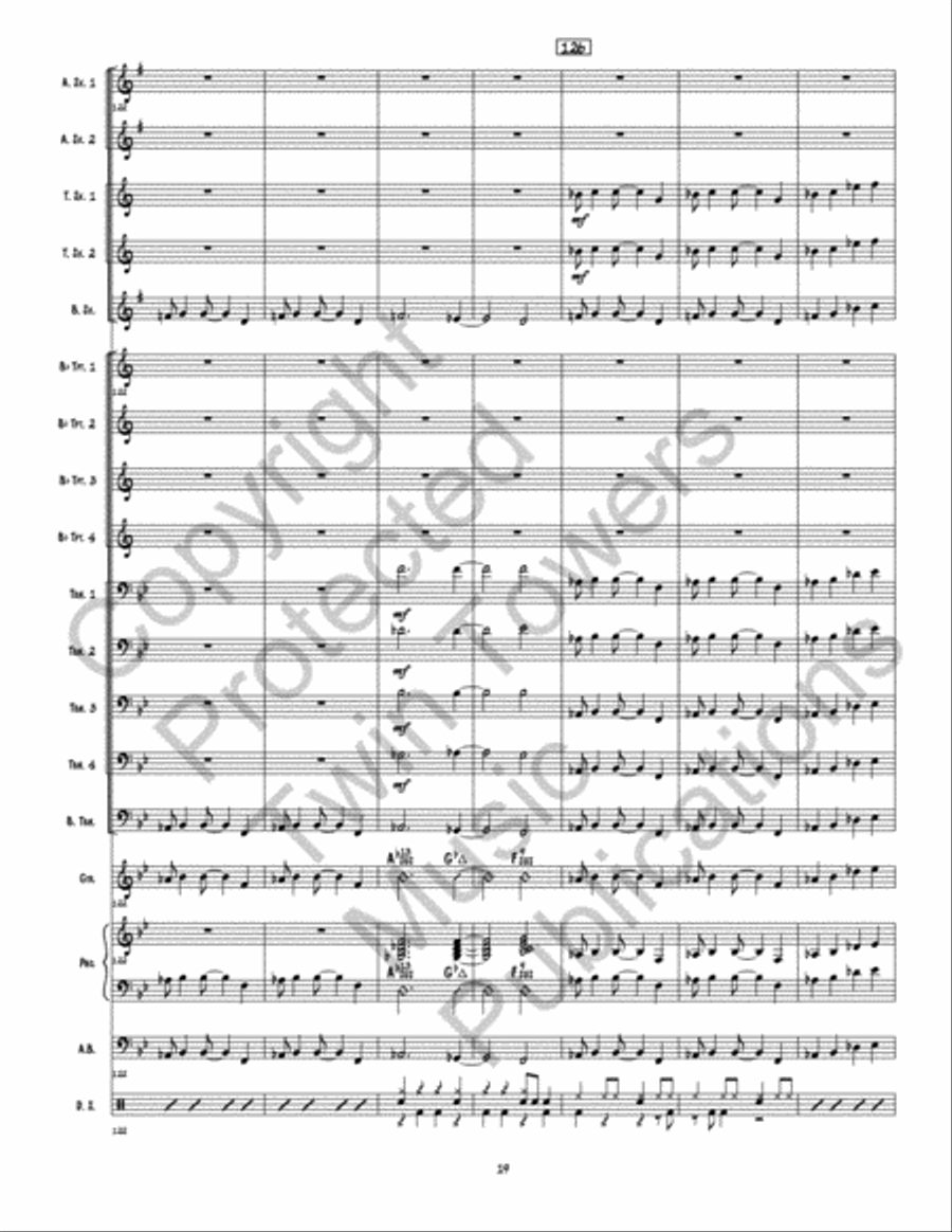 Caramel Macchiato Caramel Macchiato Jazz Ensemble scores gallery preview page 20
