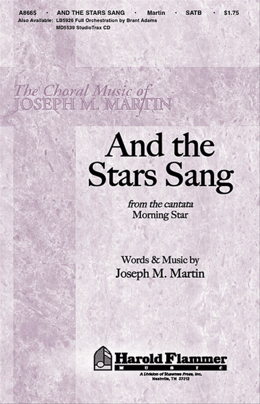 And the Stars Sang (from Morning Star) 4-Part scores gallery preview page 1