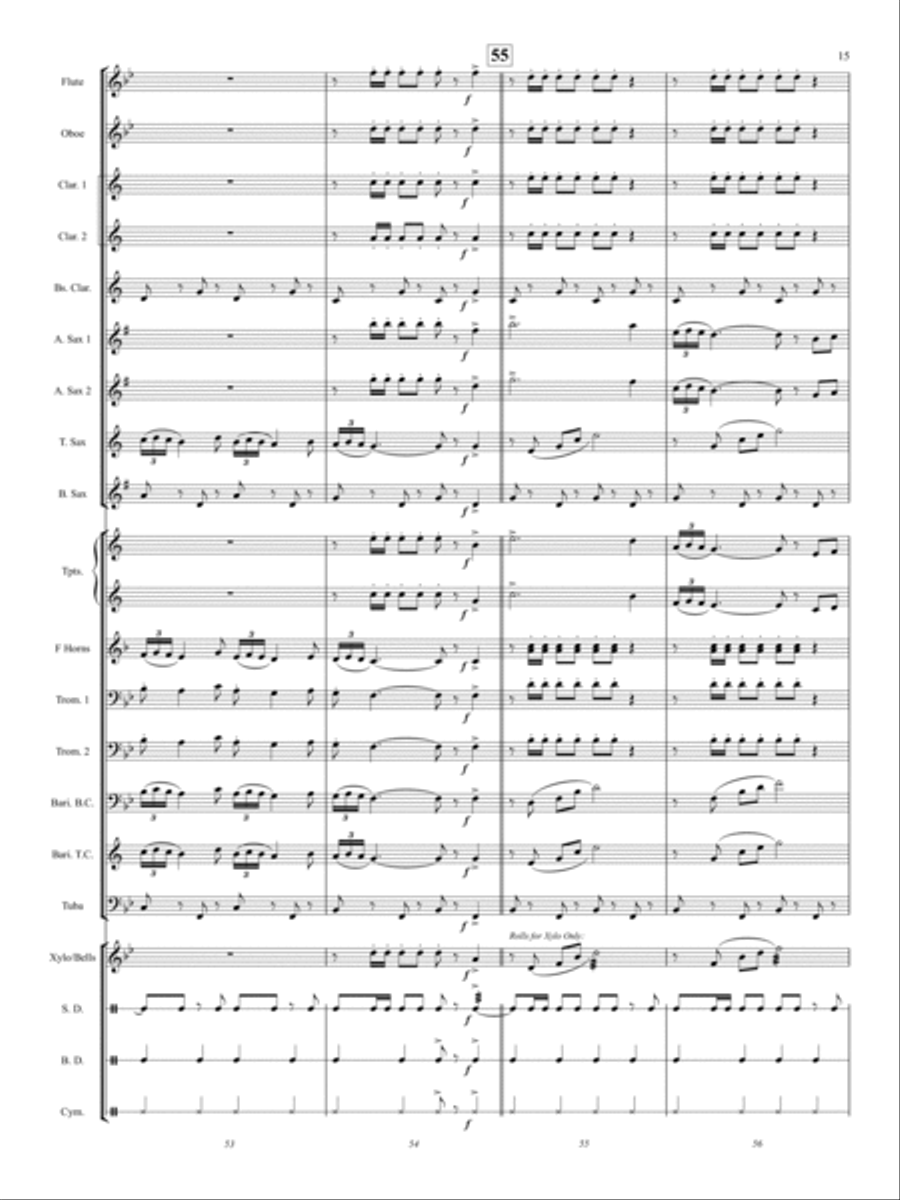 Pan American Pan American Concert Band scores gallery preview page 15