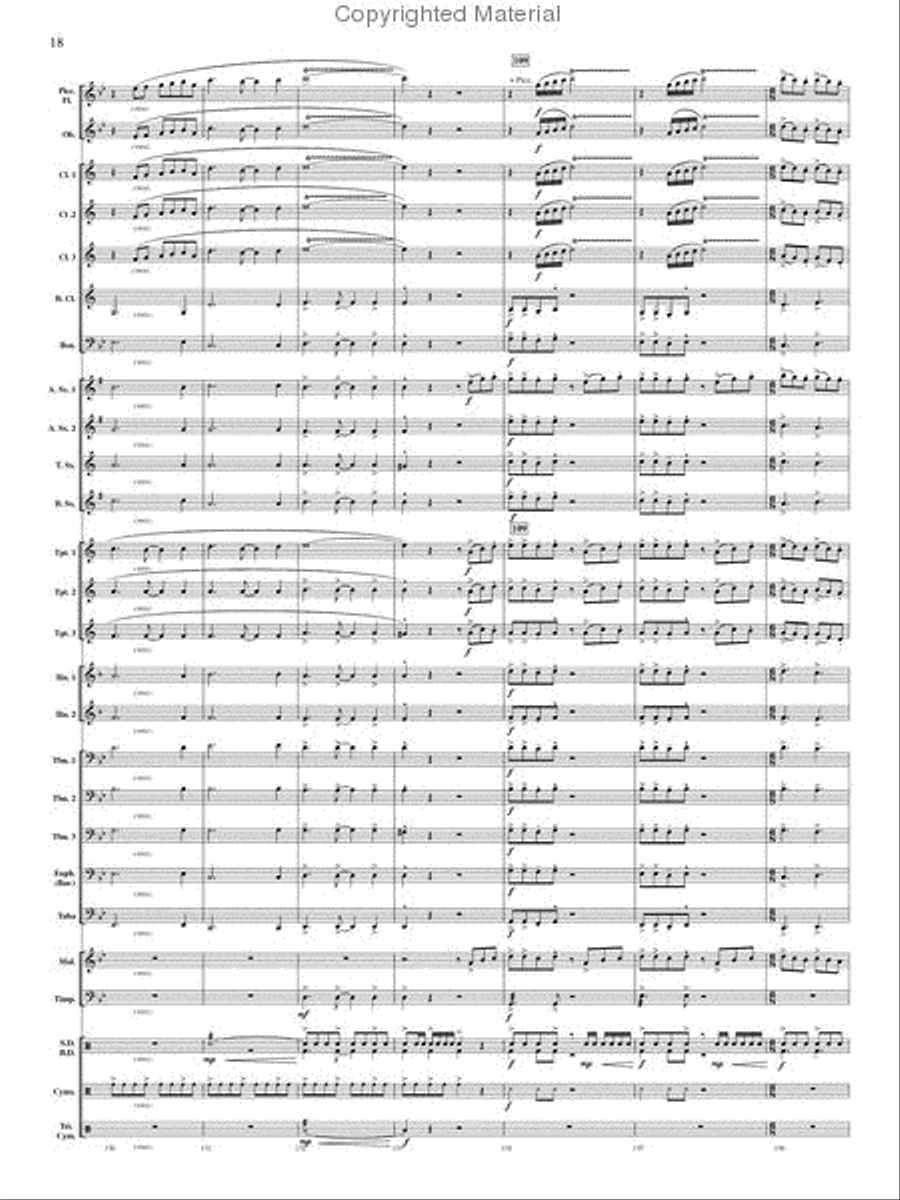 Ouverture Internationale Concert Band scores gallery preview page 19
