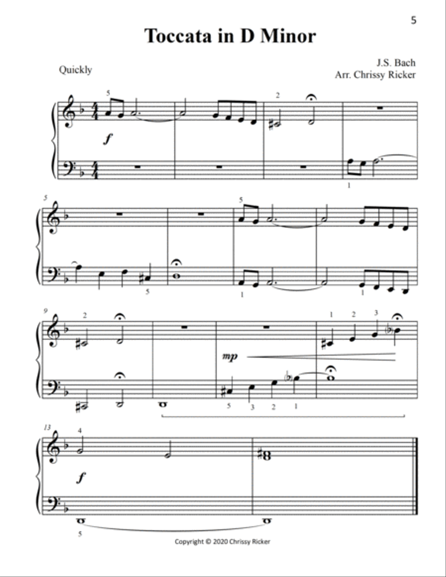 Easy Classical Favorites - 12 Arrangements for Elementary Pianists image number null