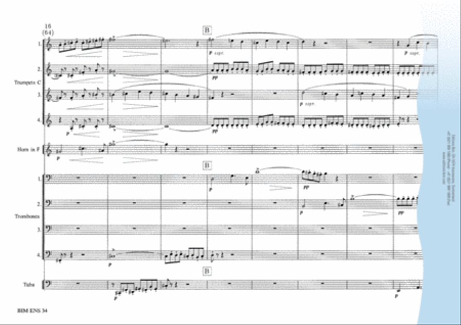Brass Symphony Horn scores gallery preview page 4