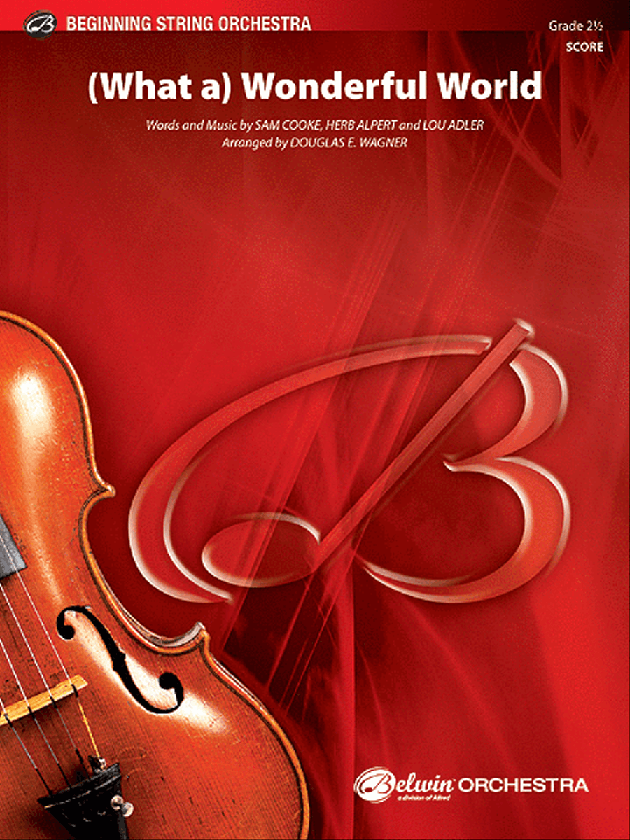 (What A) Wonderful World (score only) String Orchestra scores gallery preview page 1