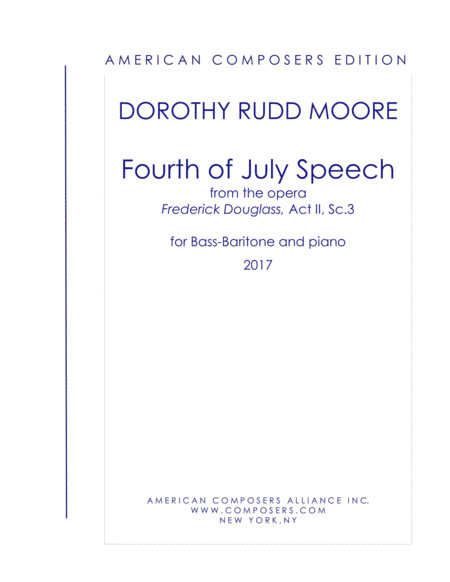 [Moore] Fourth of July Speech