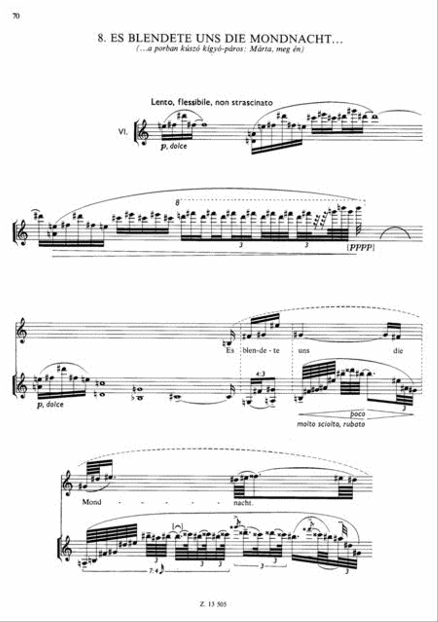 Kafka Fragments, Op. 24 Violin scores gallery preview page 2